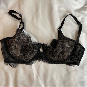 Vs black lace bra